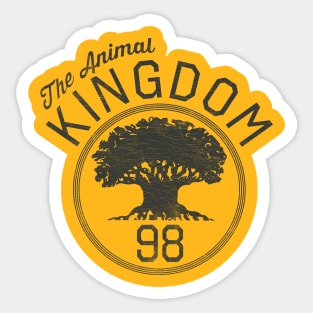 The KINGDOM (charcoal) Sticker